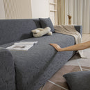 3D Jacquard Leaf Pattern Couch Slipcover, High Stretch Washable Textured Sofa Cover by Slipcover KAS™
