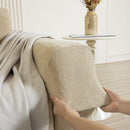3D Jacquard Leaf Pattern Couch Slipcover, High Stretch Washable Textured Sofa Cover by Slipcover KAS™