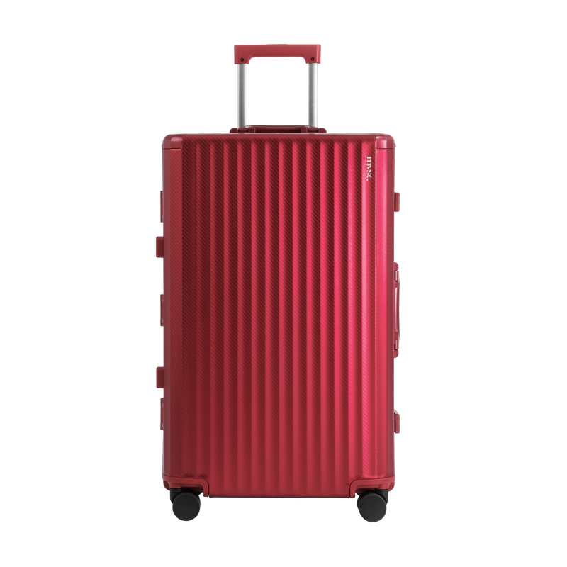 SPACE Aluminum Suitcase Red