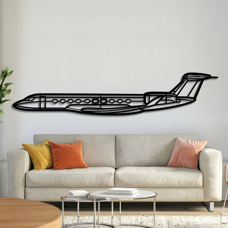 G700 Metal Aircraft Wall Art - NCP0568