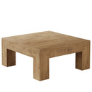 39" Coffee Table, Farmhouse Square Accent Center Cocktail Table