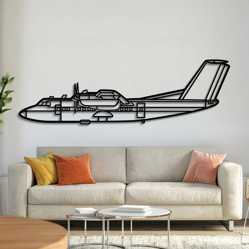 DHC-7 Metal Aircraft Wall Art - NCP0550