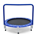 36 Inch Kids Trampoline Mini Rebounder with Full Covered Handrail by LJGDeals
