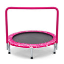36 Inch Kids Trampoline Mini Rebounder with Full Covered Handrail by LJGDeals