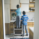 2.75 Feet Folding Step Stool with Iron Frame and Anti-Slip Pedals by LJGDeals