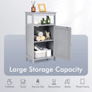 Floor Cabinet Multifunction Storage Rack Organizer Stand by LJGDeals