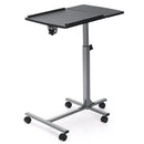 Adjustable Angle Height Rolling Laptop Table by LJGDeals