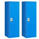 48 Inch Kid Safe Storage Children Single Tier Metal Locker-Blue by LJGDeals