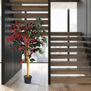 4 Feet Tall Artificial Ficus Tree with Nursery Pot by LJGDeals