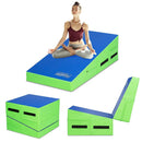 Folding Wedge Exercise Gymnastics Mat with Handles by LJGDeals