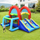 Inflatable Jumping Castle Bounce House with Dual Slides without Blower by LJGDeals