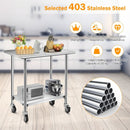 Stainless Steel Commercial Kitchen Prep and Work Table by LJGDeals