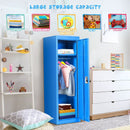 48 Inch Kid Safe Storage Children Single Tier Metal Locker-Blue by LJGDeals