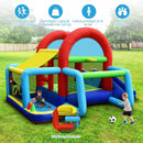 Inflatable Jumping Castle Bounce House with Dual Slides and 480W Blower by LJGDeals