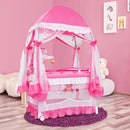Portable Baby Playpen Crib Cradle with Carring Bag-Pink by LJGDeals