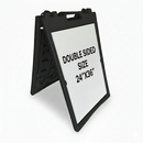 A Frame Sign Deluxe 24"x36" Plastic BICGS-2401-W White