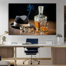Bourbon Whiskey Wall Art Canvas Print, Vintage Bottle and by MyGreatCanvas | Canvas Wall Art Prints | Photo Prints & Wall Decor