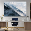 Foggy Forest Wall Art Canvas Print – Misty Mountain by MyGreatCanvas | Canvas Wall Art Prints | Photo Prints & Wall Decor