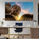 Buddha Statue and Daylight Wall Art, Buddha Statue Wall Art by MyGreatCanvas | Canvas Wall Art Prints | Photo Prints & Wall Decor