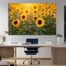 Sunflower Sunshine Wall Art Canvas Print by MyGreatCanvas | Canvas Wall Art Prints | Photo Prints & Wall Decor