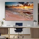 Sunset on Ocean Wall Art Canvas Print by MyGreatCanvas | Canvas Wall Art Prints | Photo Prints & Wall Decor