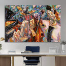 African American Jazz Art Music Abstract Wall Art Painting by MyGreatCanvas | Canvas Wall Art Prints | Photo Prints & Wall Decor