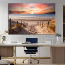 Sunset on the Sea Wall Art Canvas Print by MyGreatCanvas | Canvas Wall Art Prints | Photo Prints & Wall Decor