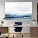Blue Ocean Abstract Artwork Wall Art Canvas Print