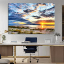 Sunset On The Ocean Wall Art Canvas Print by MyGreatCanvas | Canvas Wall Art Prints | Photo Prints & Wall Decor