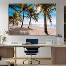 Palm Beach Tropical Island Wall Art Canvas Print by MyGreatCanvas | Canvas Wall Art Prints | Photo Prints & Wall Decor