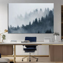 Foggy Pine Forest Wall Art Canvas Print by MyGreatCanvas | Canvas Wall Art Prints | Photo Prints & Wall Decor
