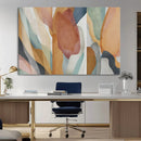 Boho Wall Art Canvas Print Set, Watercolor Boho Wall Art