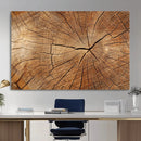 Tree Ring Canvas Art, Rustic Wood Grain Wall Art, Tree Slice by MyGreatCanvas | Canvas Wall Art Prints | Photo Prints & Wall Decor