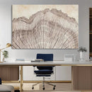 Tree Ring Wall Art Triptych, Rustic Wood Ring Canvas Print,