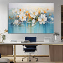 Abstract Flower Wall Art Canvas Print