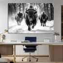 Buffalo Wall Art Canvas Print, Bison Family Wall Art Canvas by MyGreatCanvas | Canvas Wall Art Prints | Photo Prints & Wall Decor
