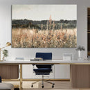 Abstract Wildflower Art Field Landscape Oil Painting Print,