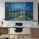 Vincent van Gogh Starry Night over the Rhone Abstract Wall