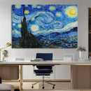 Vincent Van Gogh The Starry Night Abstract Wall Art Canvas