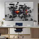 RedBull Formula 1 Canvas Wall Art Print