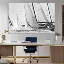 Yacht Sailboat Regatta Canvas Wall Art Canvas Print