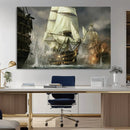 Pirate Ship War Wall Art Canvas Print by MyGreatCanvas | Canvas Wall Art Prints | Photo Prints & Wall Decor