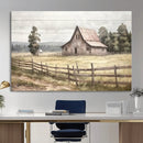 Rustic Farmhouse Barn Wall Art | 3-Panel Framed Gallery Wrap