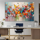 Abstract Butterfly Wall Art Canvas Print