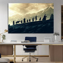 Fellowship Journey Wall Art – Fantasy Adventure Canvas Print by MyGreatCanvas | Canvas Wall Art Prints | Photo Prints & Wall Decor