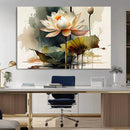Lotus Flower Watercolor Canvas Print – A Symbol of Serenity by MyGreatCanvas | Canvas Wall Art Prints | Photo Prints & Wall Decor