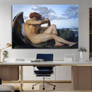 Fallen Angel Wall Art Canvas Print – Classic Art, Framed,