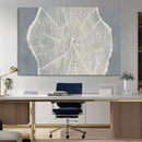 Abstract Tree Ring Wall Art Canvas Print – Nature-Inspired,