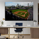 Chicago Cubs Baseball Team Print - Wrigley Field Stadium