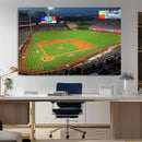 Angel Stadium Aerial Canvas Print – Los Angeles Angels